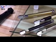 धातु के काले हैंडल के साथ कुशल कांच काटना उपकरण पेशेवरों के लिए एकदम सही