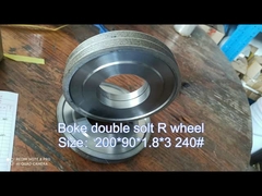 सीधे निर्माता सेः दोहरी गोल किनारे वाली मशीनों के लिए प्रीमियम डबल-ग्रुव डायमंड व्हील - शार्प