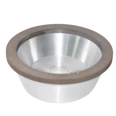 टाइप बाउल इलेक्ट्रोप्लेटेड डायमंड ग्राइंडिंग व्हील ग्लास एजिंग सिल्वर