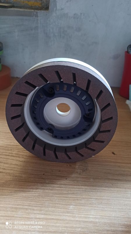 कठोरता पतले ग्लास पीसने के लिए राल कप व्हील व्यास 100/130/150/175mm